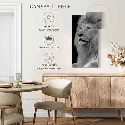 Profil de tête de lion