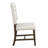 Trexm 5-Piece Retro Functional Dining Set, Round Table With A Leaf And 4 Upholstered Chairs For Dining Room And Living Room