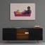 «Wild Lounge I Pink Couch» par Omar Escalante, art mural en verre acrylique-1091120614