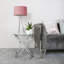 Round Sofa Table for Living Room Furniture, 61cm Metal Bed Side Table, End Table-96399417