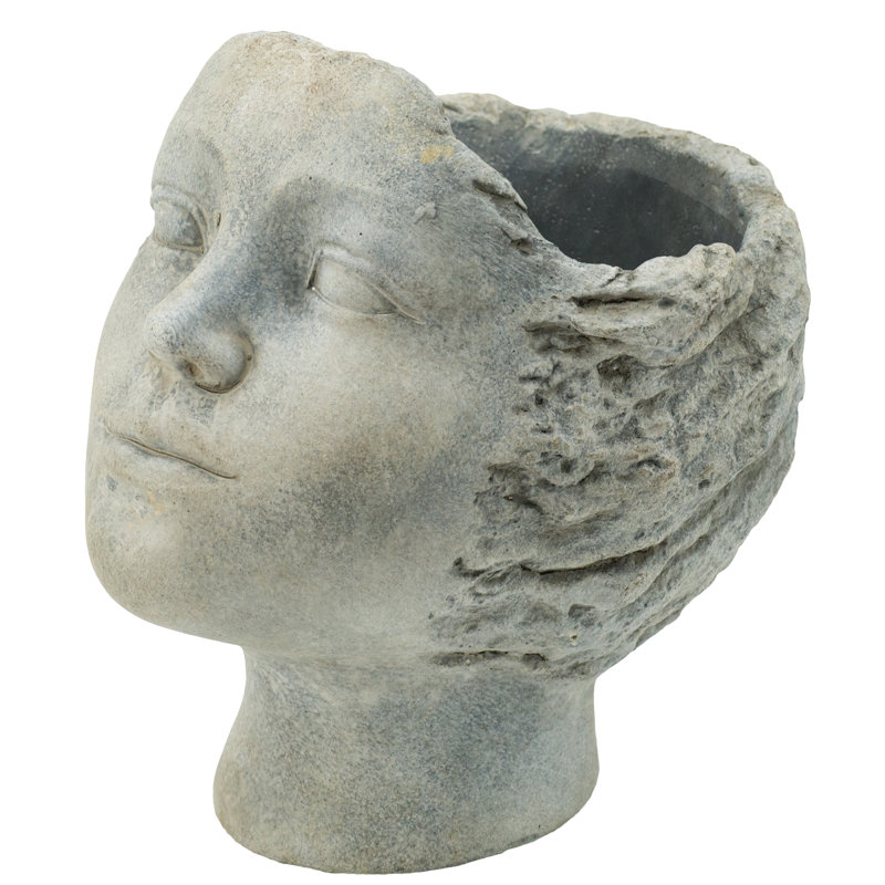 Ladbroke Statue Planter, 7.7" H x 5.5" W x 6.9" D