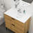 Bathroom Single Sink With 1 Faucet Hole And Overflow
