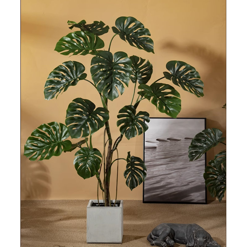 Faux arbres à grandes tortues, H 47,24 po x l 23,62 po x P 23,62 po