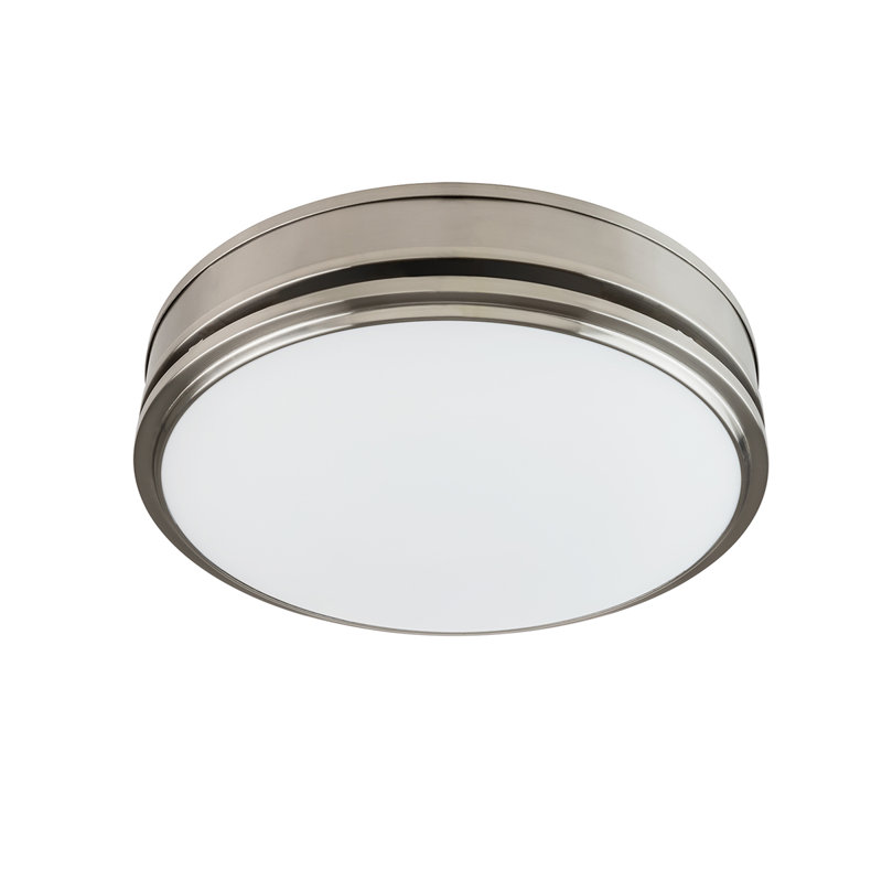 Good Housekeeping's Broadway Decorative 110 CFM 2.0 Sones Bathroom Ventilation Exhaust Fan with Light (LED Bulbs Included)