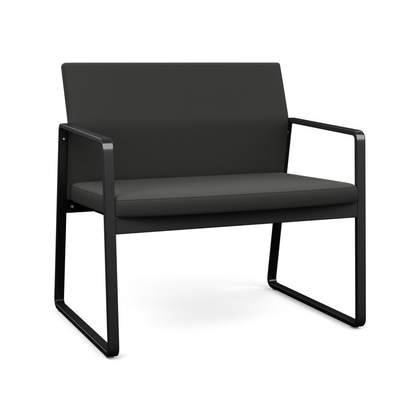 Fauteuil de bureau Gansett, Argent, Tissu graphite Open House