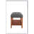Charla  Fabric & Oak Finish Bench Simple design, comfortable and durable, multi-functional bench-482417713