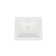 Better Vanity 19.5'' High Gloss White Stone Rectangular Bathroom Sink with Overflow