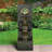 Kazbek Hand Crafted Weather Resistant Waterfall Fountain with Light