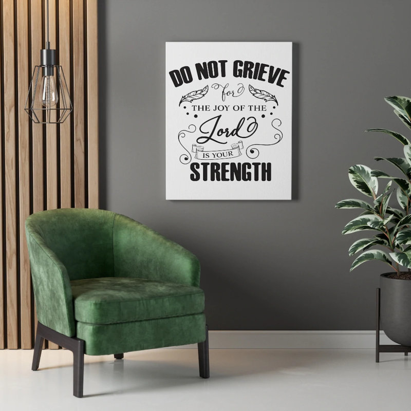 Do Not Grieve - Wrapped Canvas Print, 36cm H x 28cm W