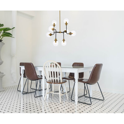 Luminaire suspendu géométrique spoutnik à 8 lumières Orla