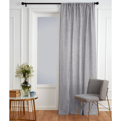  Stripe - 100% Pure Linen Curtain