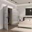 Louvre Panelled Solid Manufactured Wood Prefinished Standard Door-93831365-93831380