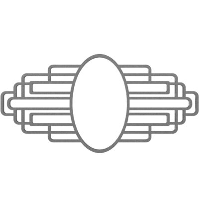 40"W x 20"H x 19"IH x 11"IW x 1"P Elizabeth Architectural Grade PVC Pierced Ceiling Medallion