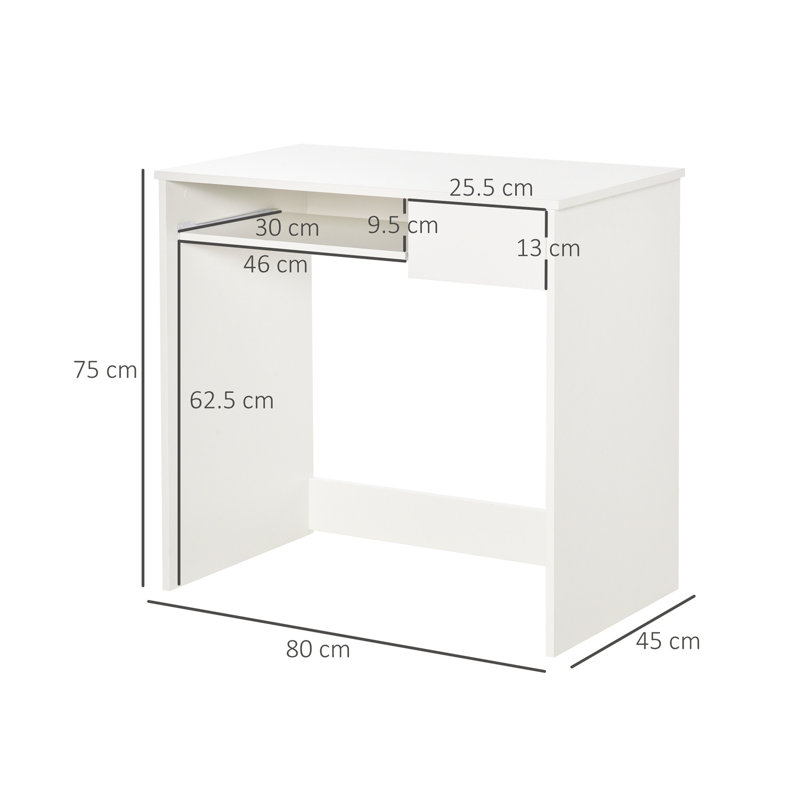 Witton Writing Desk, White