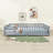 Queen Wood Floor Bed With Fence-499860943