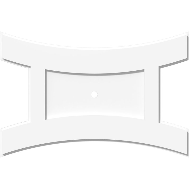 Médaillon de plafond contemporain en PVC de qualité architecturale Haven, H 1 po x l 28 po x P 18,625 po