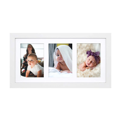 Lenoria 5x7 White Wood Picture Frame