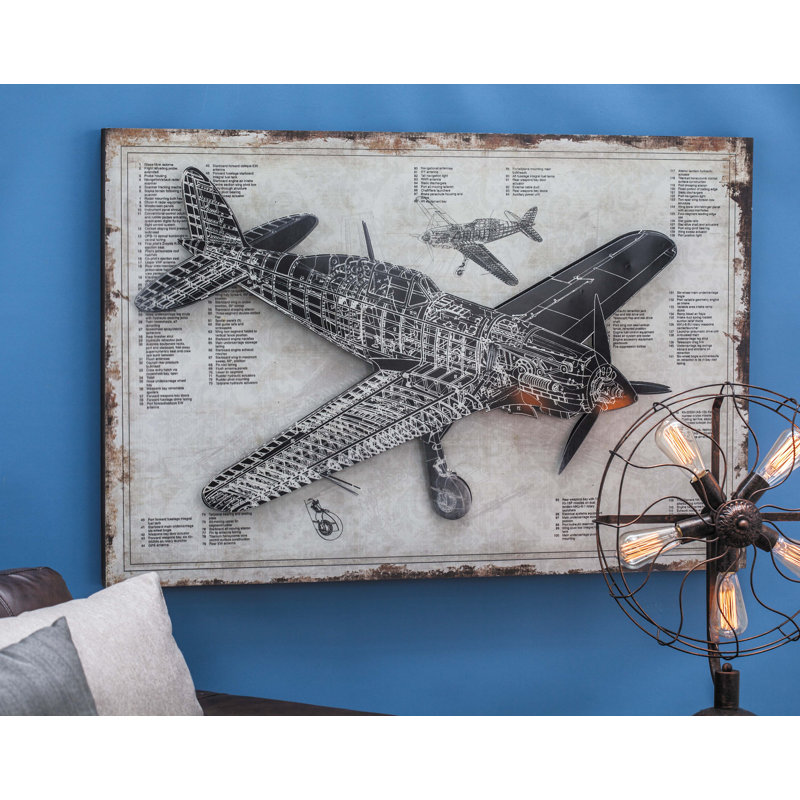 Unframed Graphic Art on Wood