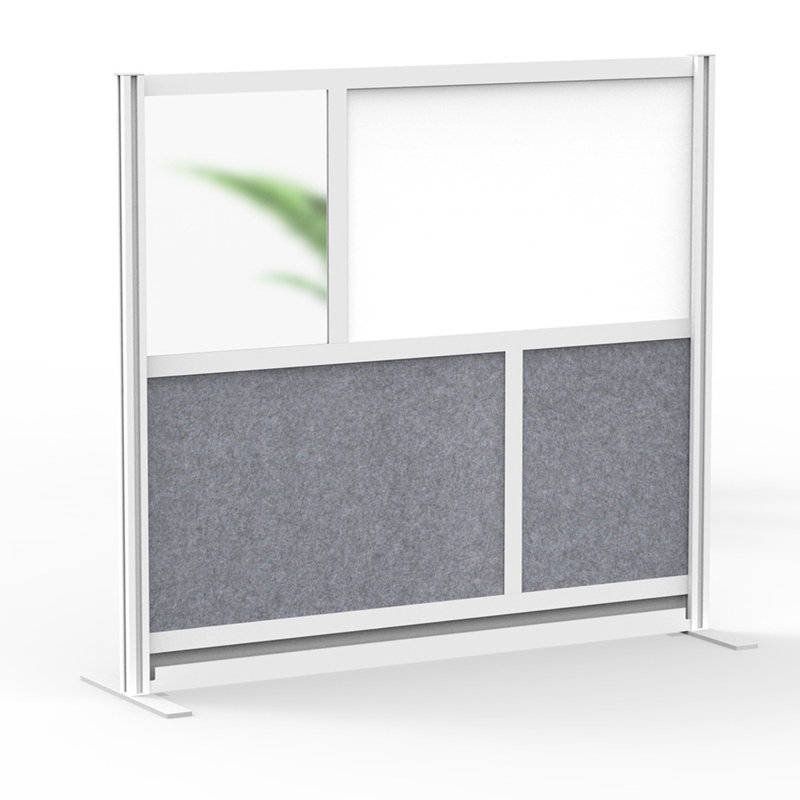 Mur modulaire avec cadre Harmony, Noir/gris, H 53 po x l 48 po