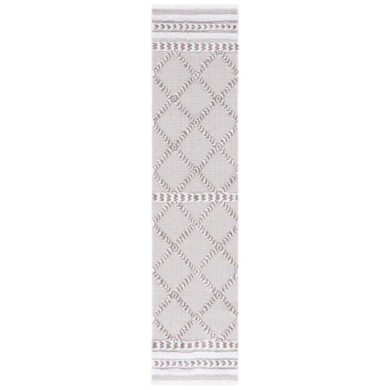 Tapis géométrique Kolling Performance, Tapis de couloir 2 pi x 9 pi