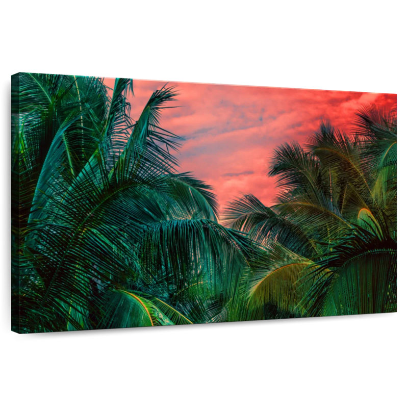 Harnek Jungle Palm Trees, 32" H x 48" W