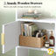 Bibliothèque moderne ajustable H 38 "- rangement ouvert et fermé, en forme de L ou droite, pour le salon, la chambre à coucher, le bureau personnel, H 38 po x l 46,7 po x P 9,4 po-1024366994-1024366996