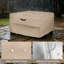 Housse imperméable pour table de foyer d'extérieur