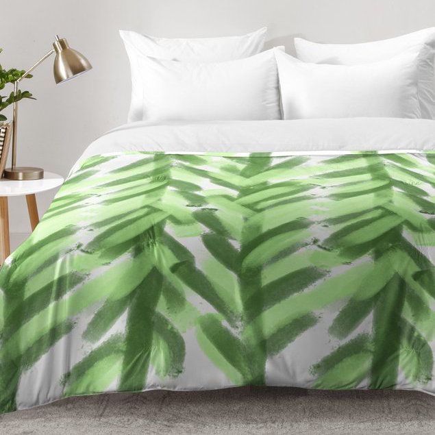 Allyson Johnson Modern & Contemporary Polyester Floral Comforter, King Comforter + 2 King Shams