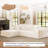 Boneless 108" L-Shaped Cloud Sectional Sofa With 3 Seats, Deep Seat Comfort Compression Couch For Living Room-2098148226
