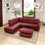 Repose-pieds en similicuir avec rangement-97791699