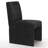 Cindina Luxe Upholstered Modern Fabric Black Dining Chairs With High Back Support & Extra Wide Seat-123058734
