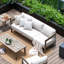  Harmonti Patio 76.5" Aluminum Sofa With Cushions