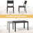 Cadeidra 6 - Person Aluminum Rectangular Extendable Outdoor Dining Set with Stacking Chairs (Set of 7)