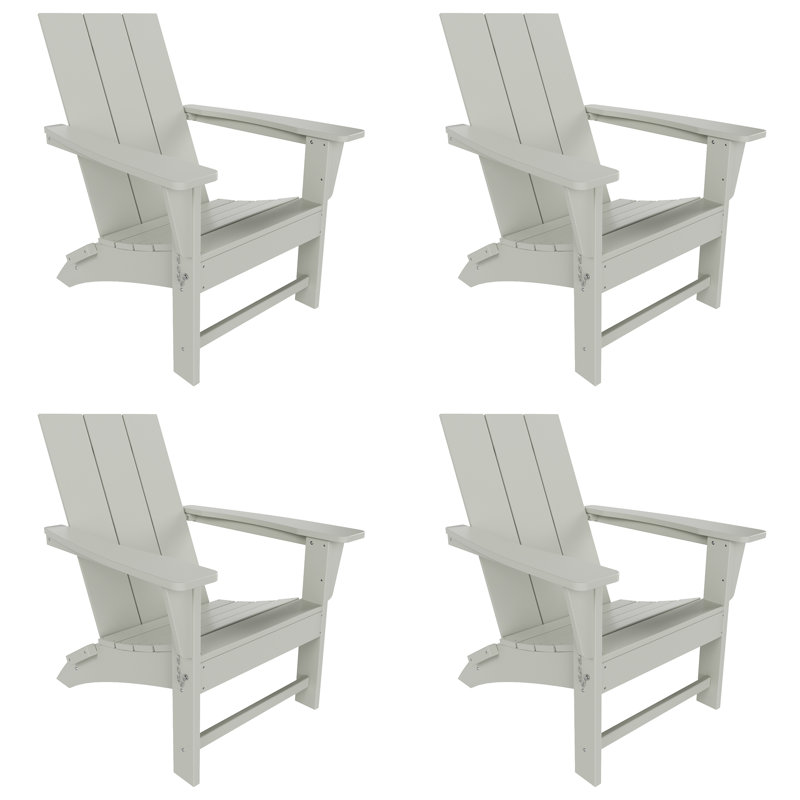 Joubert Foldable Outdoor Adirondack Set, Sand