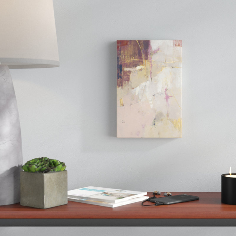 «Quirk II», peinture sur toile, H 12 po x l 8 po