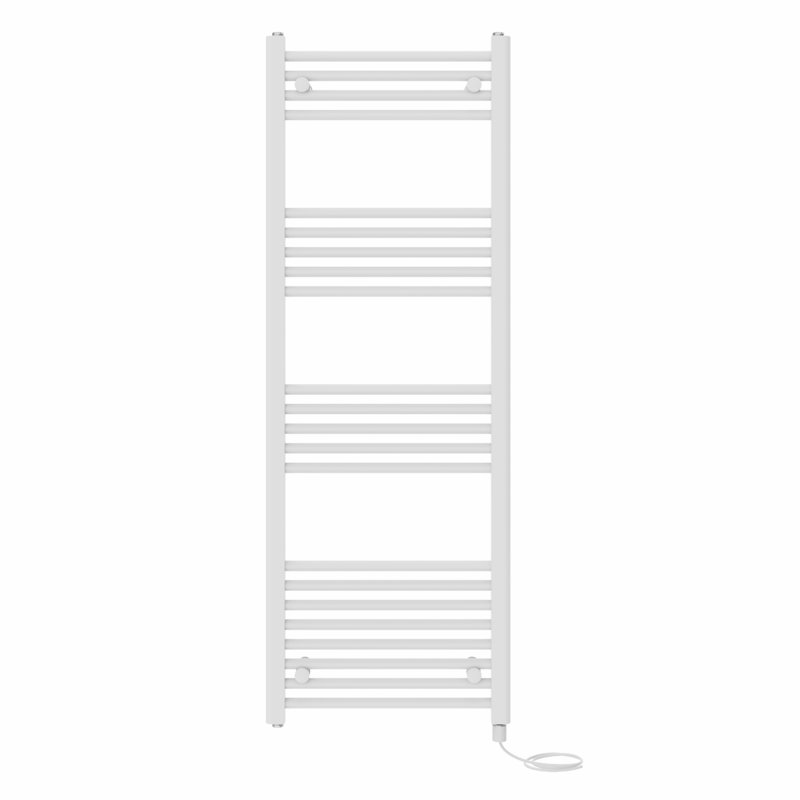 Straight Towel Rail Heated Towel Rails, 140 cm H x 50 cm W x 3 cm D, White