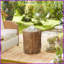 Table basse en bois à grain d'arbre HOMcom Multi-usage