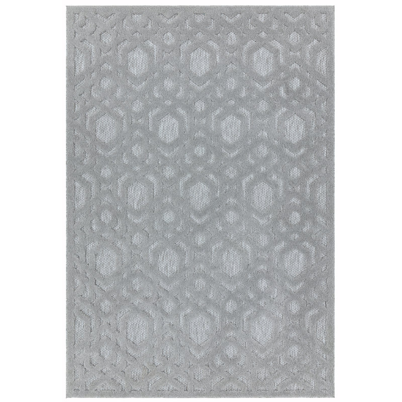 Frantz Geometric Indoor / Outdoor Area Rug, Rectangle 80 x 150cm