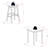 Auburn Road Walnut Solid Wood Top Four Leg Dining Set-120341834