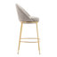 Tabouret de bar intérieur en métal, structure plaquée or, ensemble de 2-1040278236