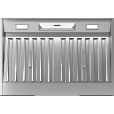 Monsoon I 30 in. 650 CFM Insert Mount Range Hood with LED Light in Stainless Steel