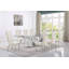 Kemya Glass Top Double Pedestal Dining Set-218870197-218870201-218970944