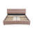 Queen Size Upholstered Bed ,Comfortable Upholstered Bed Frame, Chenille Fabric, With Headboard And  Bed Frame. With Drawer For Storage.-Pink-850164534-850164538