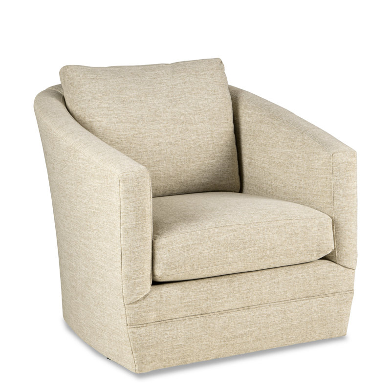 Mileva Swivel Barrel Chair, Ida Beige