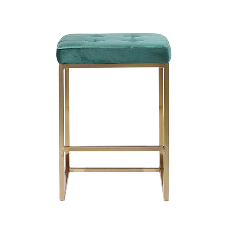 Steel Accent Stool, Green