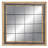 Solid Wood Frame Square Mirror