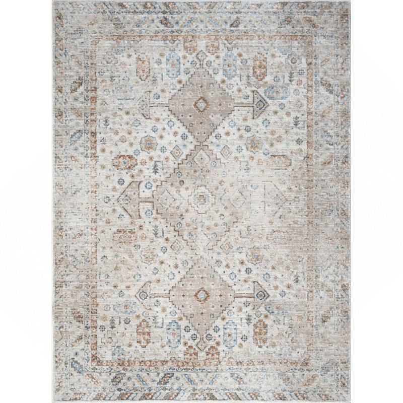Ivory  Area Rug, Runner 2'7" x 7'3"