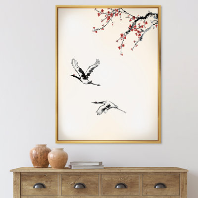 Sweet Winter Birds - peinture sur toile