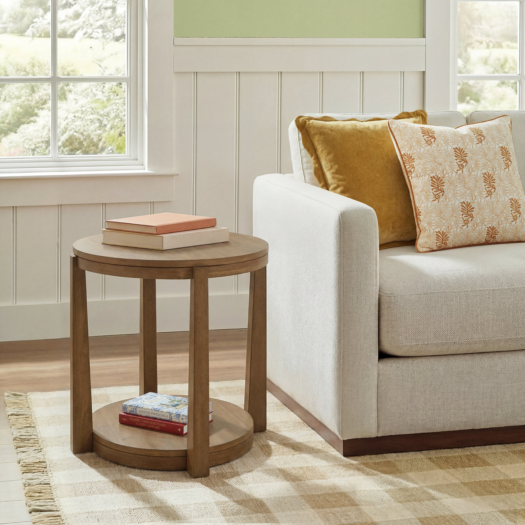 Cherine Solid Wood End Table