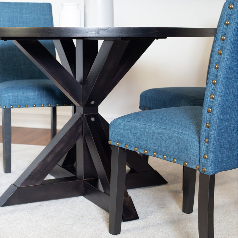Ensemble de table de salle à manger, ensemble de table de salle à manger 5 pièces, table de salle à manger en bois manufacturé avec 4 chaises élégantes